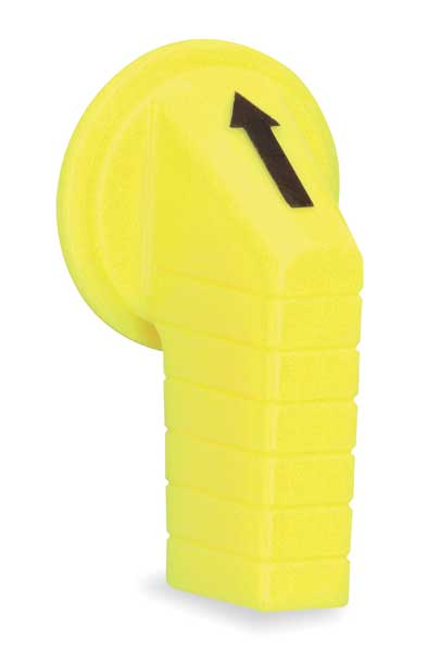 Switch Knob, Extended Lever, Yellow, 30mm