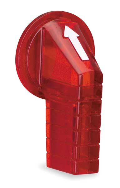 Switch Knob, Extended Lever, Red, 30mm