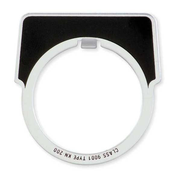 Legend Plate, Off/On, Silver/Black