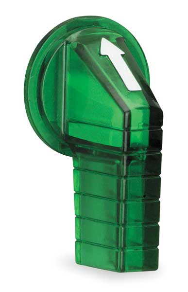 Switch Knob, Extended Lever, Green, 30mm