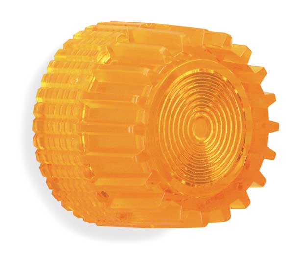 Push Button Cap, Illuminated, 30mm, Amber