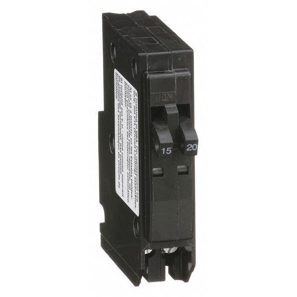 Miniature Circuit Breaker, 20 A, 120/240V AC, 1 Pole, Plug In Mounting Style, QO Series