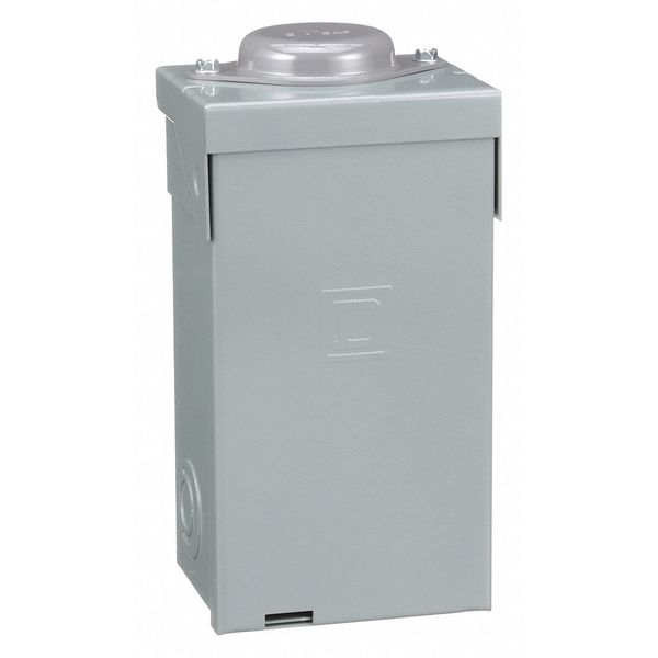 Load Center, 2 Spaces, 40 A Amps, 120/240V AC, QO Circuit Breaker Type