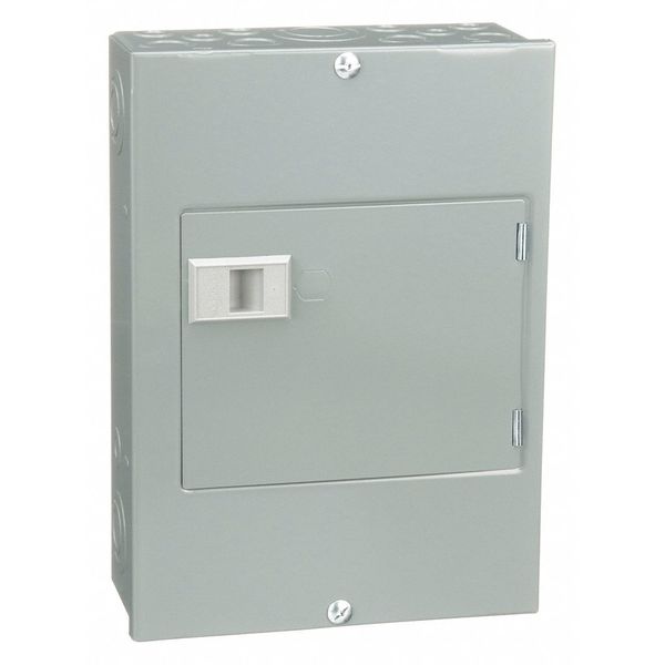 Load Center, 6 Spaces, 100 A Amps, 120/240V AC, QO Circuit Breaker Type