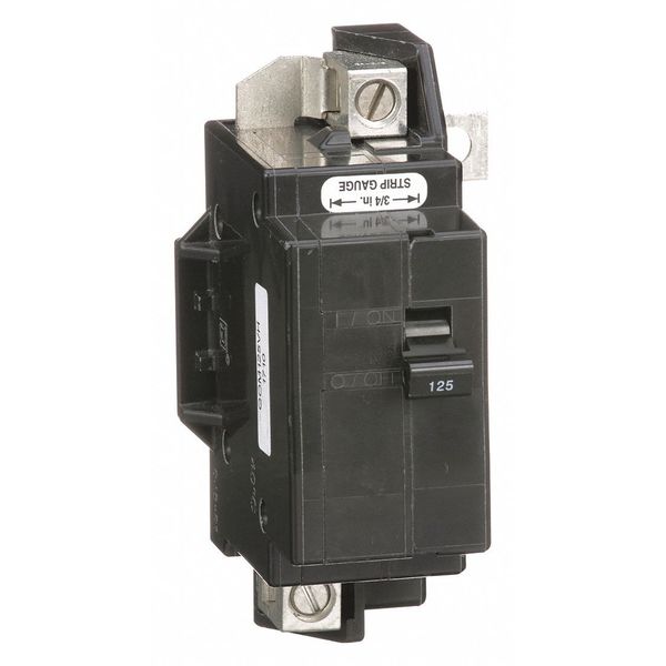 Miniature Circuit Breaker, 125 A, 120/240V AC, 2 Pole, Bolt On Mounting Style, QOM Series