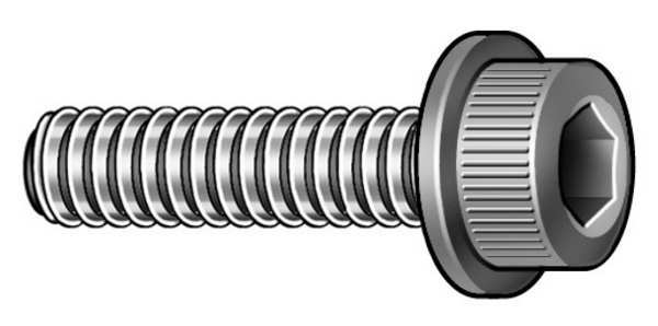 M8-1.25 Socket Head Cap Screw, Black Oxide Steel, 20 mm Length, 5 PK