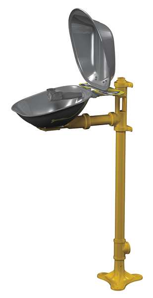 Pedestal Mounted Eyewash Station Stainless Steel