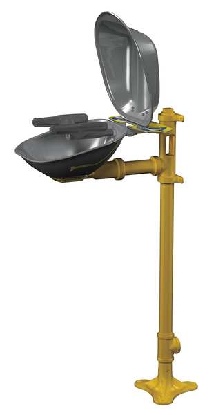 Pedestal Mounted Eyewash Station Stainless Steel