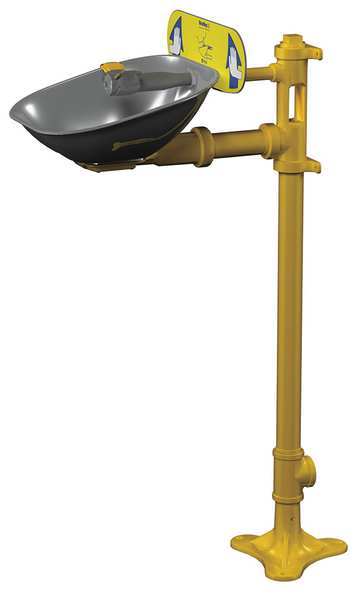 Pedestal Mounted Eyewash Station Stainless Steel