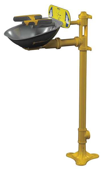 Pedestal Mounted Eyewash Station Stainless Steel