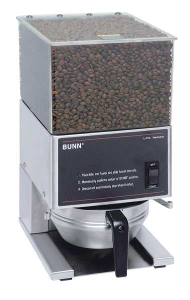 Stainless Steel 6 lb./Hopper Portion Control Coffee Grinder