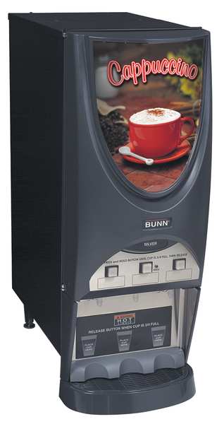 Hot Beverage Dispenser, 3 Hoppers