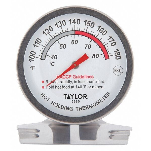 Analog Mechanical Food Service Thermometer with 100 to 180 (F)