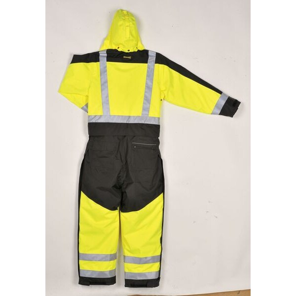 Coverall Rainsuit, Black/Yellow, 4XL