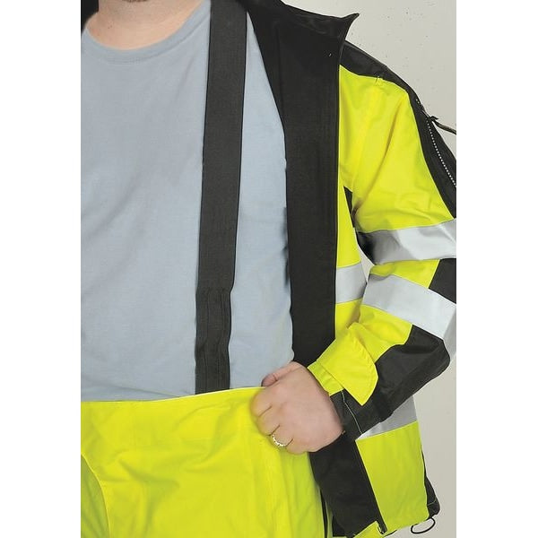 Hi-Vis Breathable Rain Pants, Yellow, 2XL