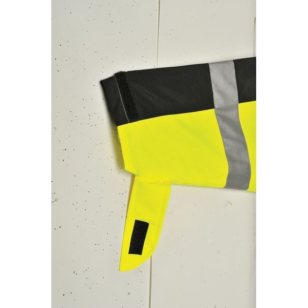 Breathable Rain Jacket w/Hood, Yellow, 5XL