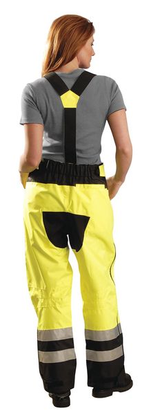 Hi-Vis Breathable Rain Pants, Yellow, 4XL