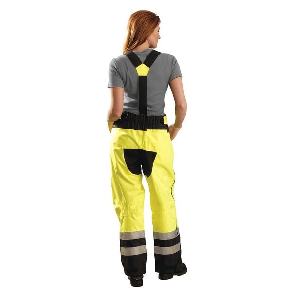 Hi-Vis Breathable Rain Pants, Yellow, 3XL