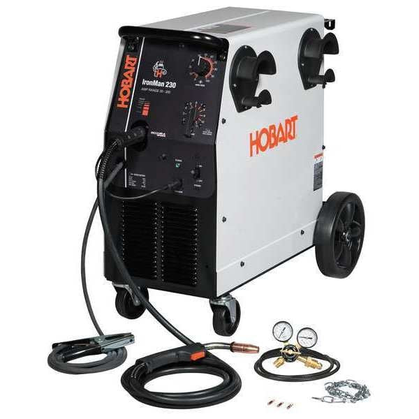 MIG Welder, Ironman 240, 1, 240V AC, 30 to 250A DC, 60 %