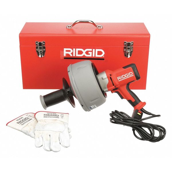 50 ft. (Cable) Corded Drain Cleaning Machine, 115V