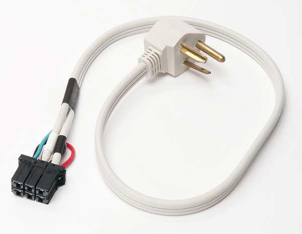 Optional Cord, 265V, Beige, 1-1/4 In. L