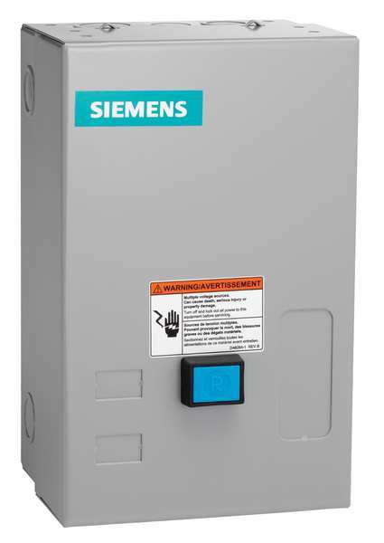 Nonreversing NEMA Magnetic Motor Starter, 1 NEMA Rating, 120 to 240V AC, 3 Poles, 1NO