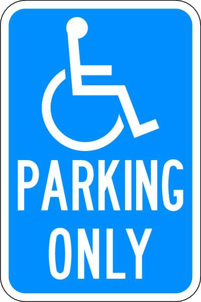ADA Handicapped Parking Sign, 18