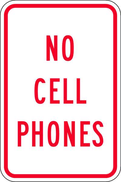Traffic Sign, 18 in H, 12 in W, Aluminum, Vertical Rectangle, English, SEC-075-12HA