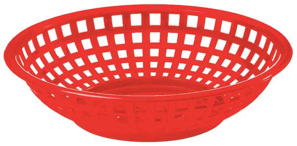 Basket, Round, Red, PK36