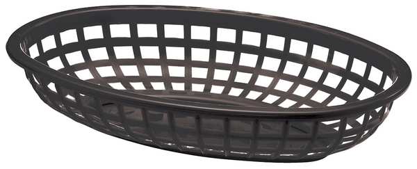 Classic Basket, Oval, Black, PK36