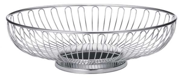 Chalet Basket, Oval, Chrome
