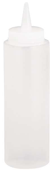 Squeeze Bottle, Natural, 8 oz., PK72