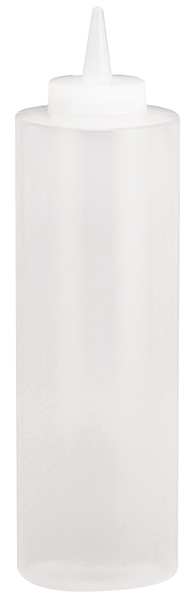 Squeeze Bottle, Natural, 24 oz, PK12