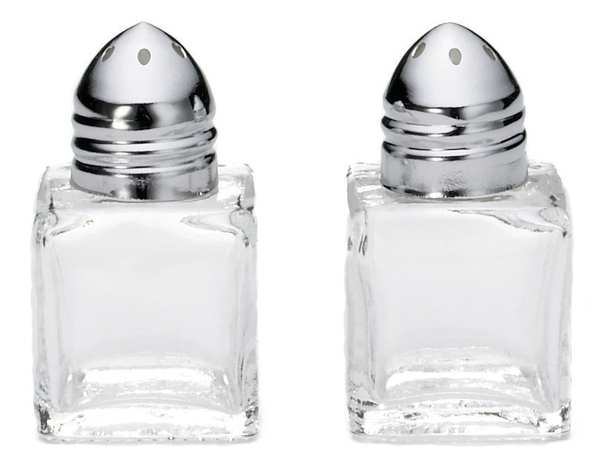 Salt and Pepper Shaker, 1/2 Oz, PK24