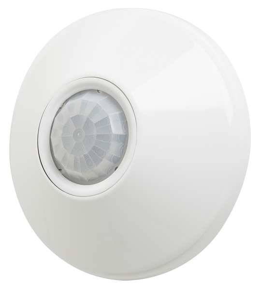 Occupancy Sensor, PIR/Mic, 2463sq ft, White