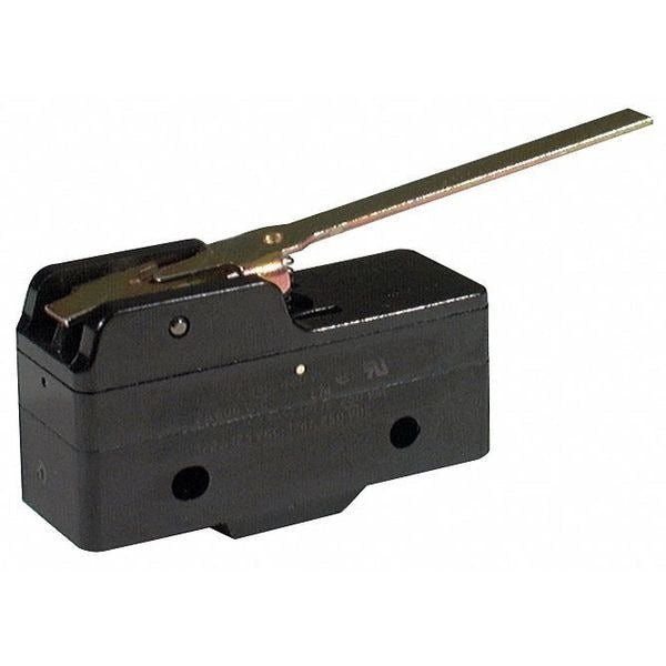 Industrial Snap Action Switch, Hinge, Lever Actuator, SPDT, 15A @ 480V AC Contact Rating