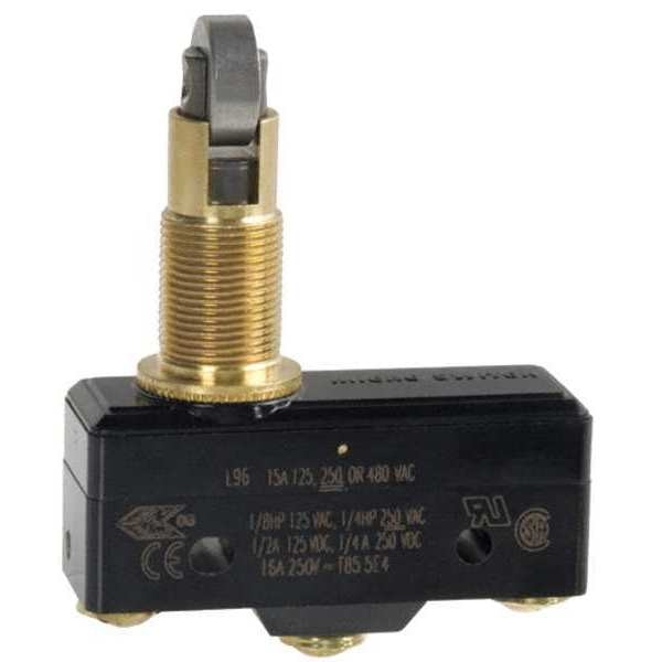 Industrial Snap Action Switch, Overtravel Roller, Plunger Actuator, SPDT