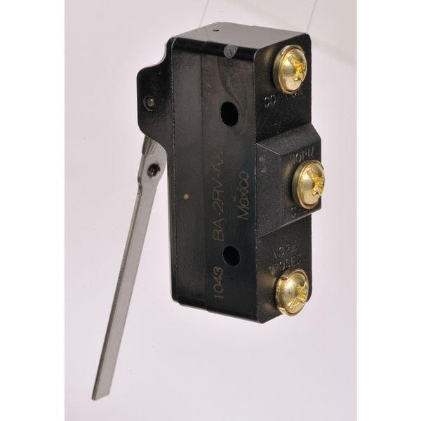 Industrial Snap Action Switch, Hinge, Lever Actuator, SPDT, 20A @ 480V AC Contact Rating