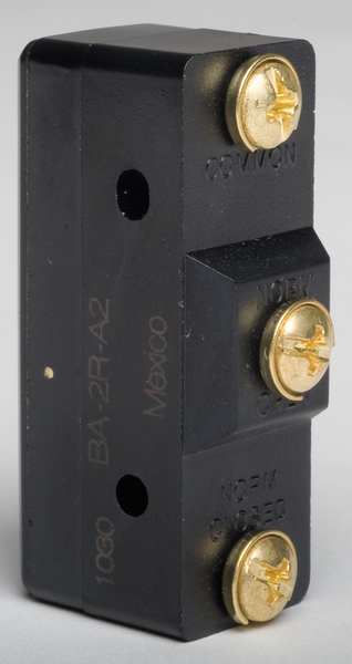 Industrial Snap Action Switch, Pin, Plunger Actuator, SPDT, 20A @ 480V AC Contact Rating