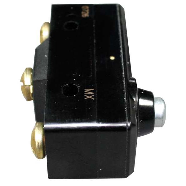 Industrial Snap Action Switch, Overtravel, Plunger Actuator, SPDT, 20A @ 480V AC Contact Rating