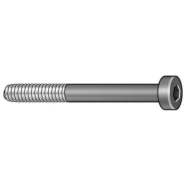 M6-1.00 Socket Head Cap Screw, Plain Stainless Steel, 40 mm Length, 10 PK