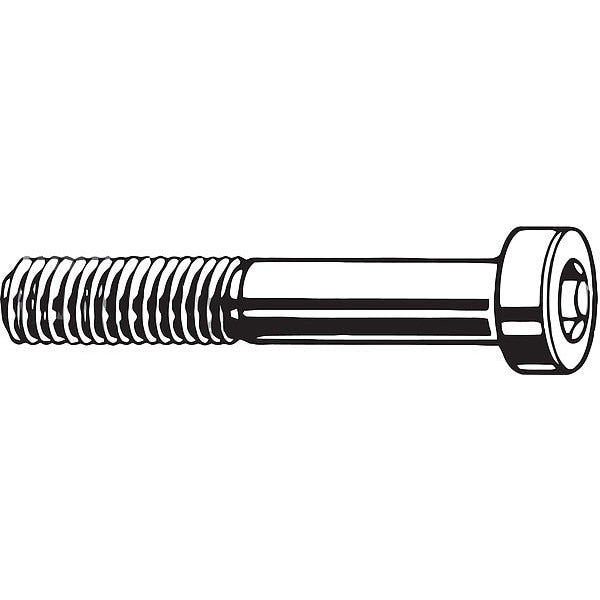 M6-1.00 Socket Head Cap Screw, Black Oxide Steel, 10 mm Length, 100 PK