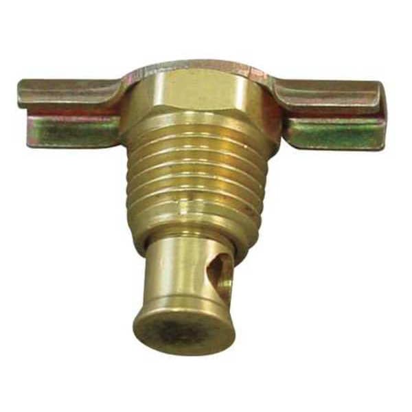 Drain Cock, Brass, MNPT, 1/8 In