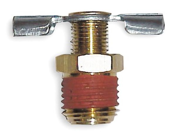 Drain Cock, Brass, MNPT, 1/4 In