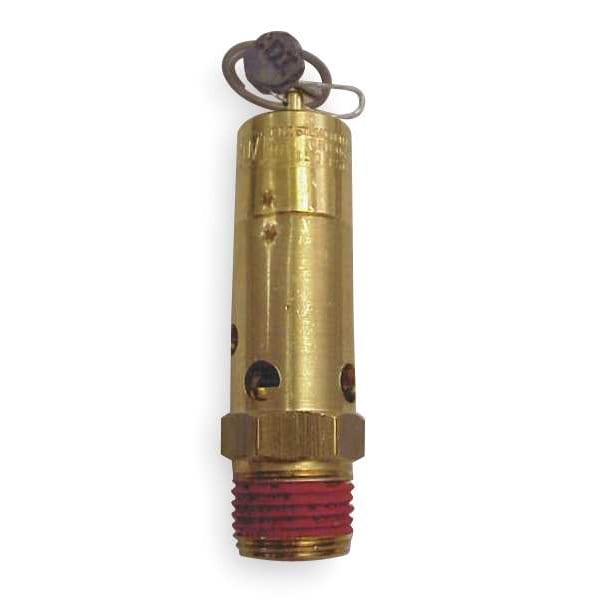 Air Safety Valve, 1/2 In Inlet, 150 psi