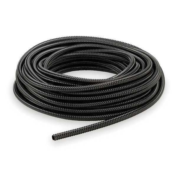Liquid-Tight Conduit, 1 In x 100 ft, Black