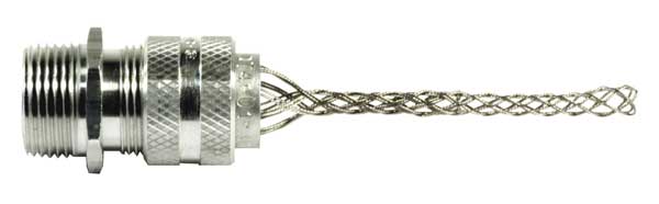 Strain Relief Cord Grip, Male, 3 in. Trade