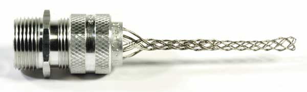 Strain Relief Cord Grip, Male, Straight