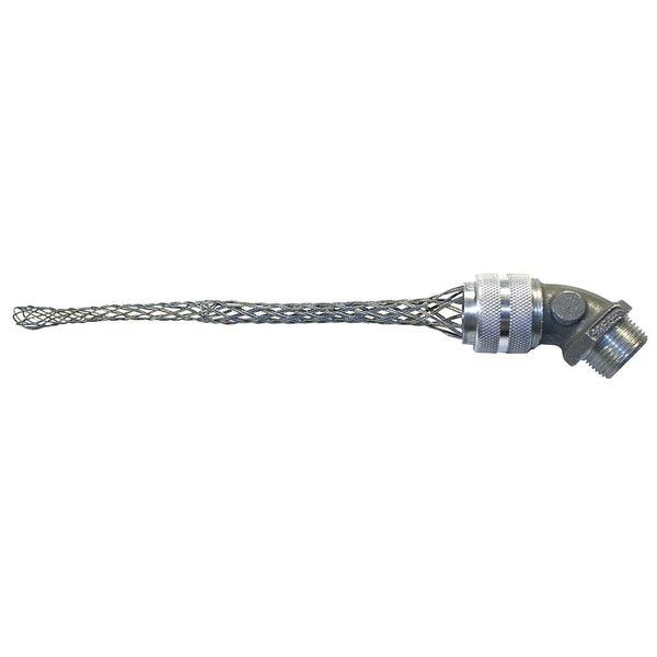 Strain Relief Cord Grip, 45, 3/4 in.