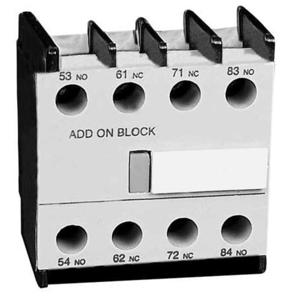Aux Contact, IEC, 1NO/3NC, 120VAC/240VDC